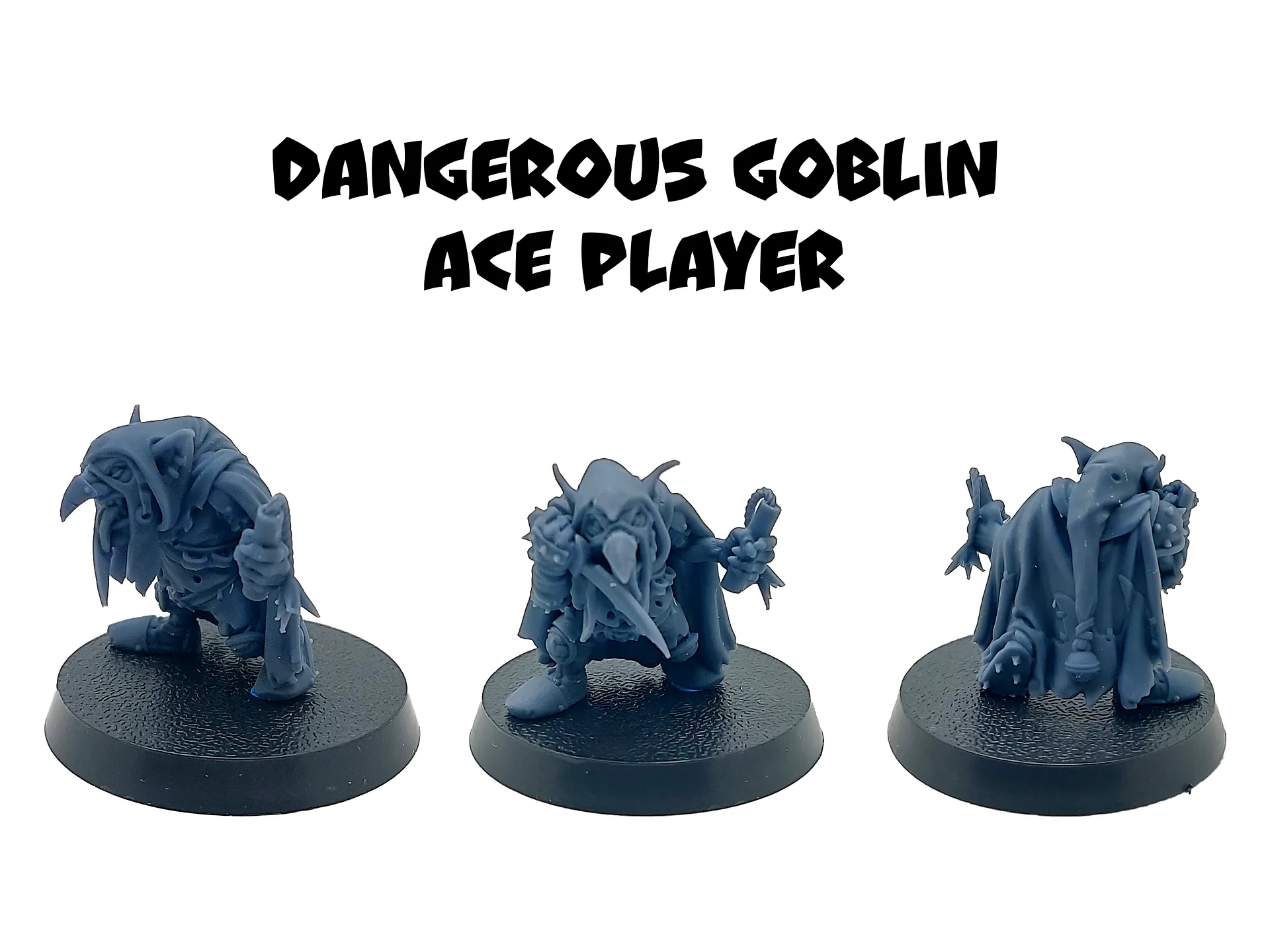 Dangerous Goblin Ace Player - Brutefun Miniatures product image (1)