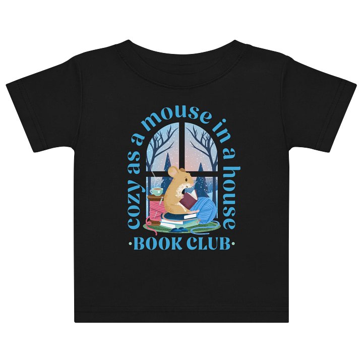 Cozy Mouse Book Club Baby Tee product image (1)