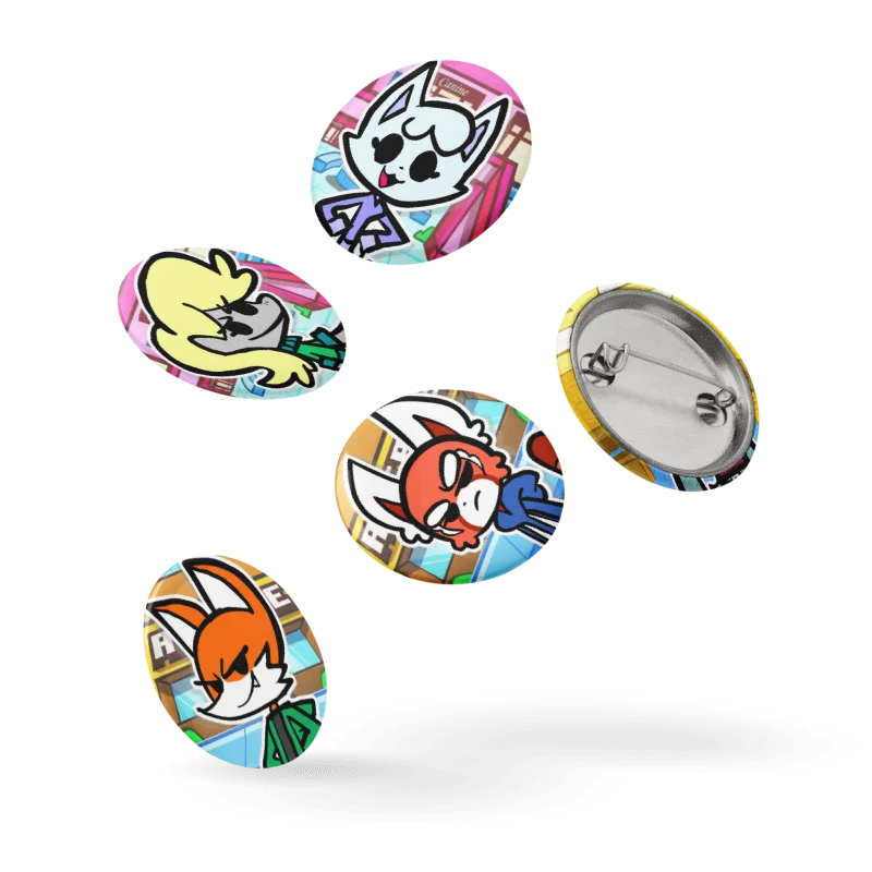 Top and RabRab Pin Buttons Set 2 product image (4)
