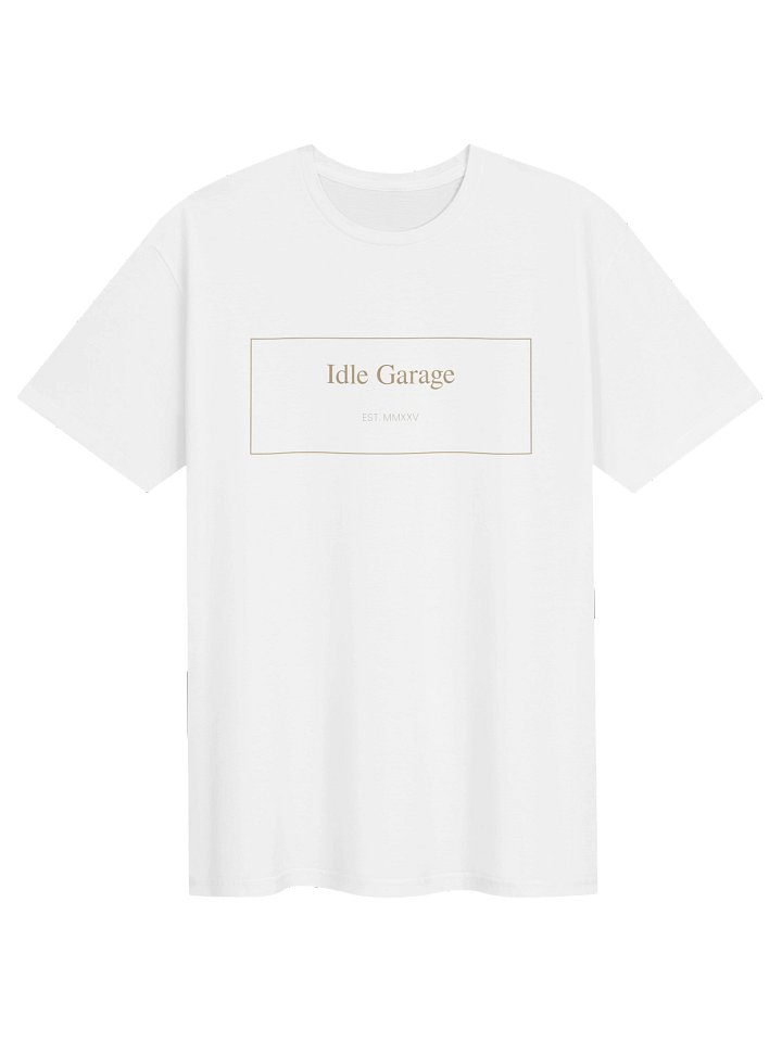 Idle Garage IG Gold Arabic Logo Tee product image (1)