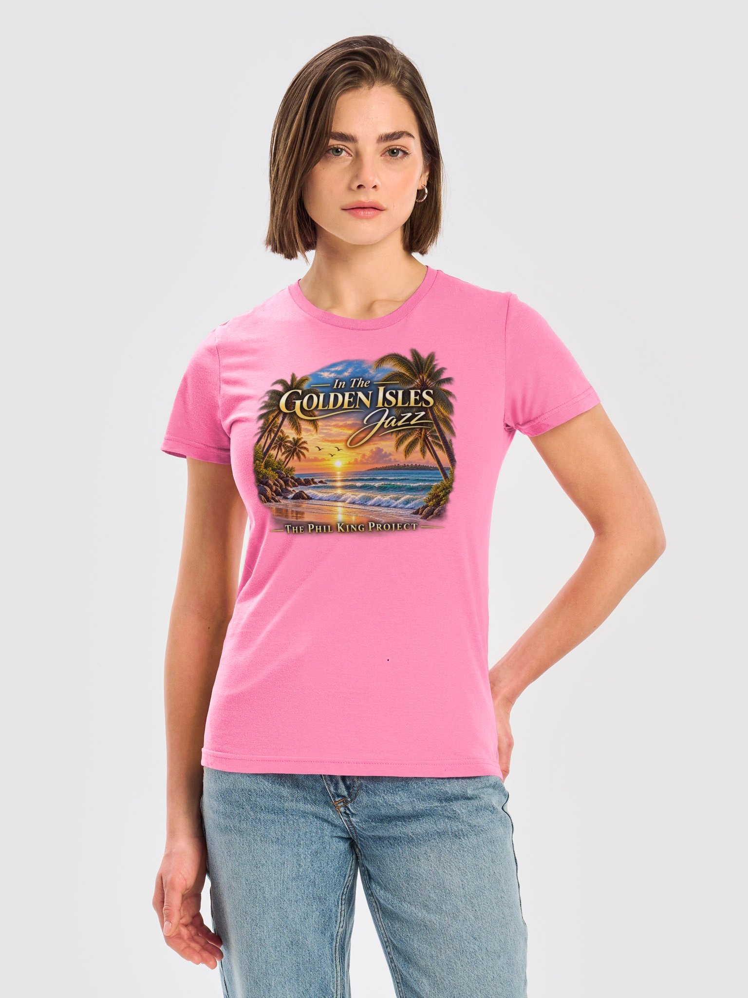 In The Golden Isles Jazz — Ladies Fit T-Shirt product image (7)