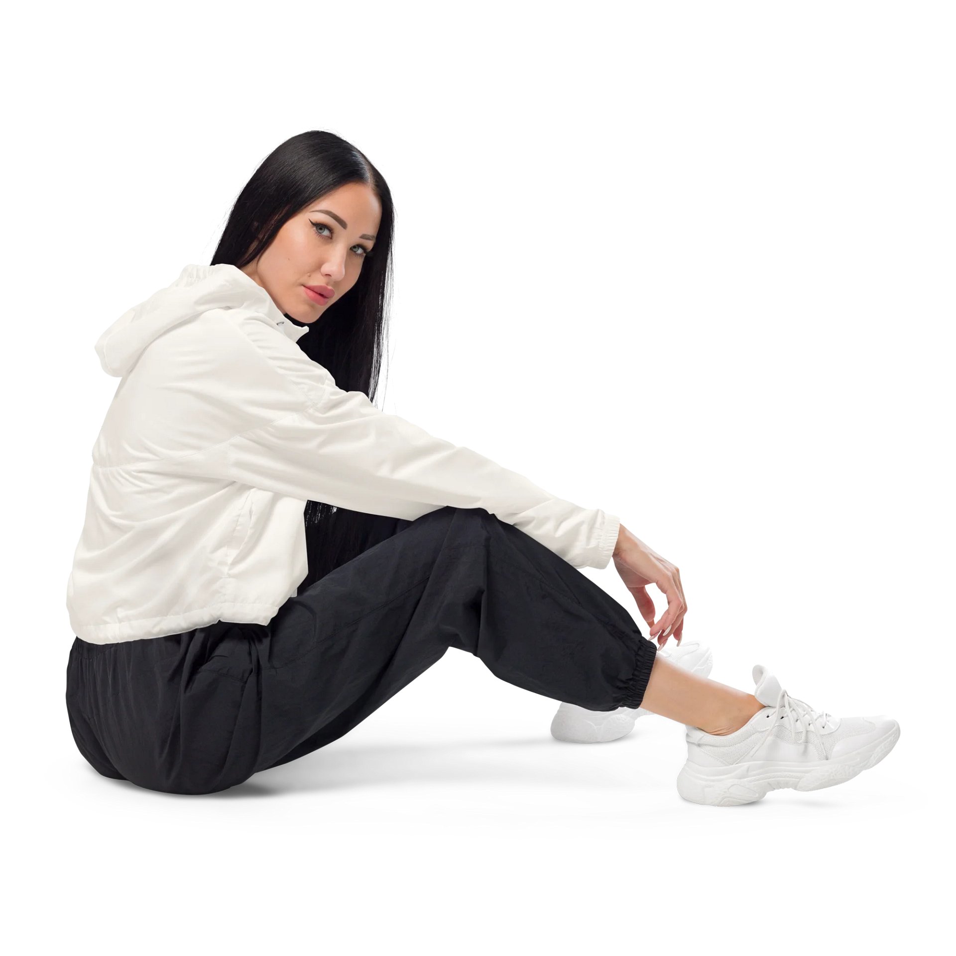 Women's Cropped Windbreaker WCFB0146 product image (3)