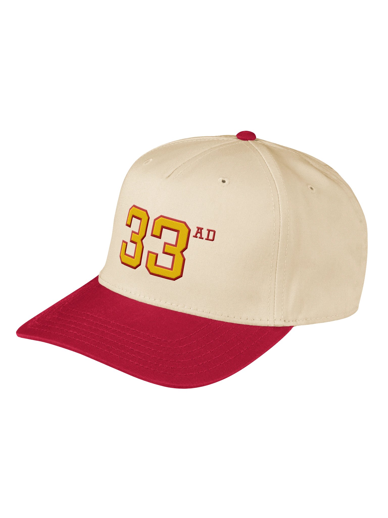 33 AD Cap / Cream & Red product image (3)