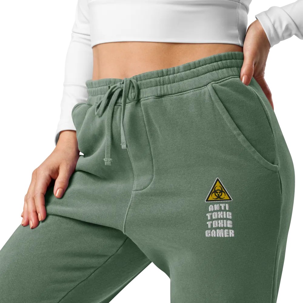 Anti-Toxic-Toxic-Gamer Embroidered Joggers product image (11)