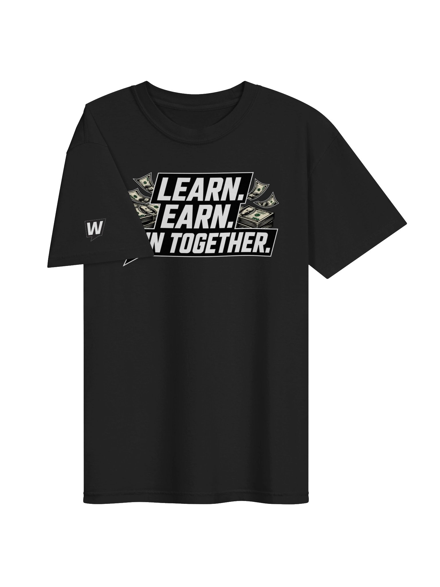 Learn. Earn. Win Together. Heavyweight Tee Shirt product image (3)