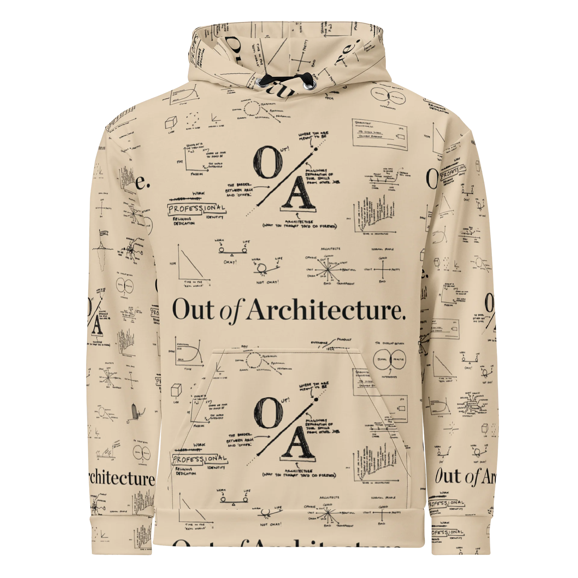 Doodle Hoodie - Cream product image (1)