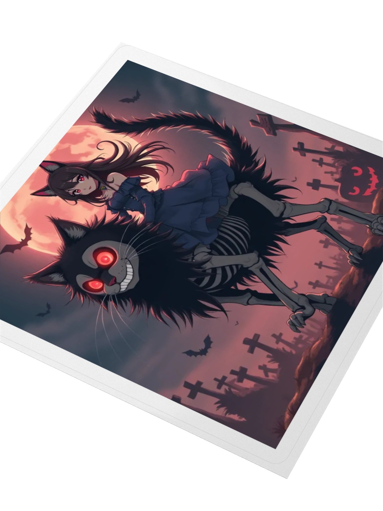 Skelekitty Ride Sticker product image (3)