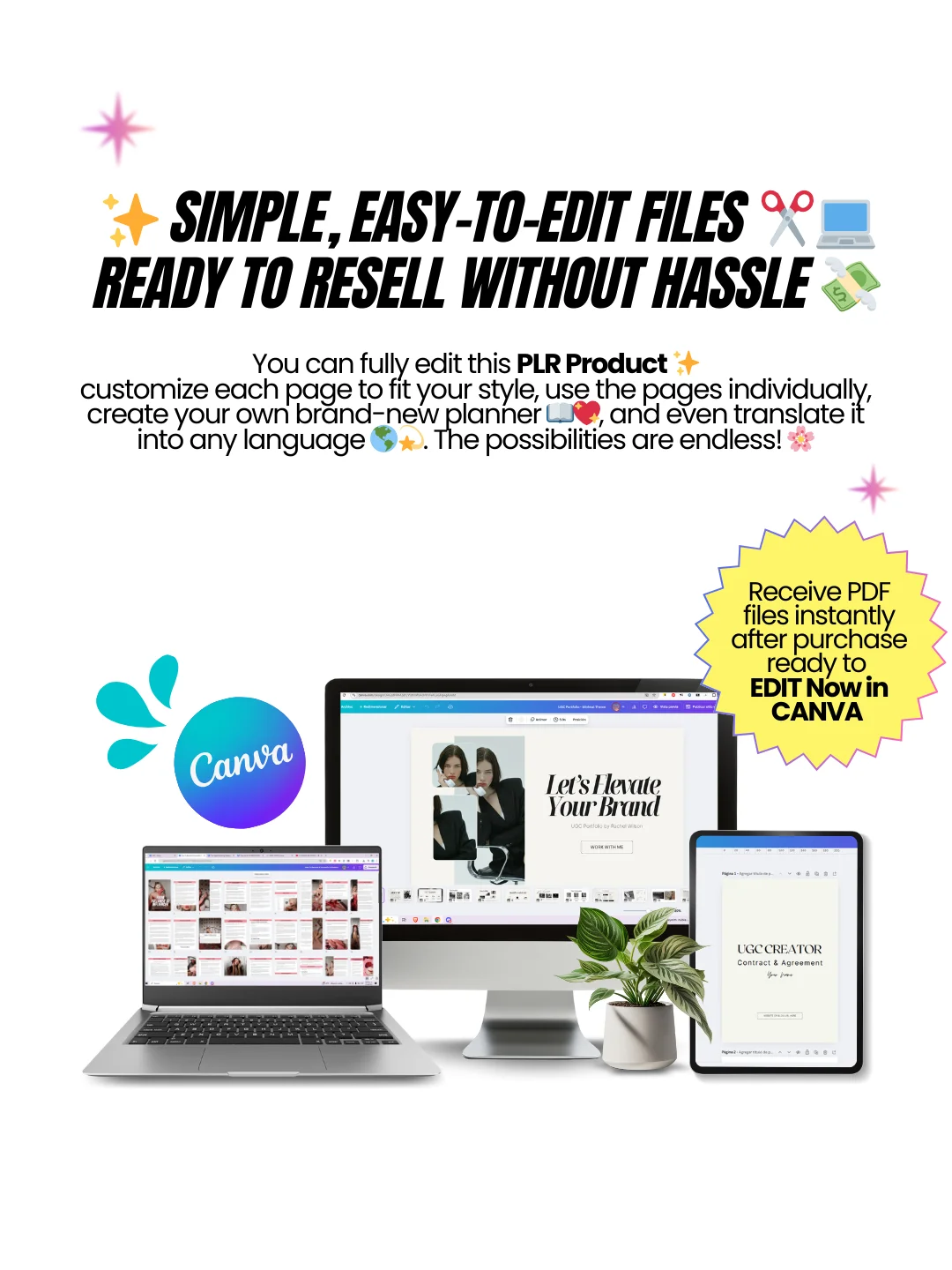 6 UGC Ebooks & Portfolio Templates | MRR PLR Bundle product image (11)