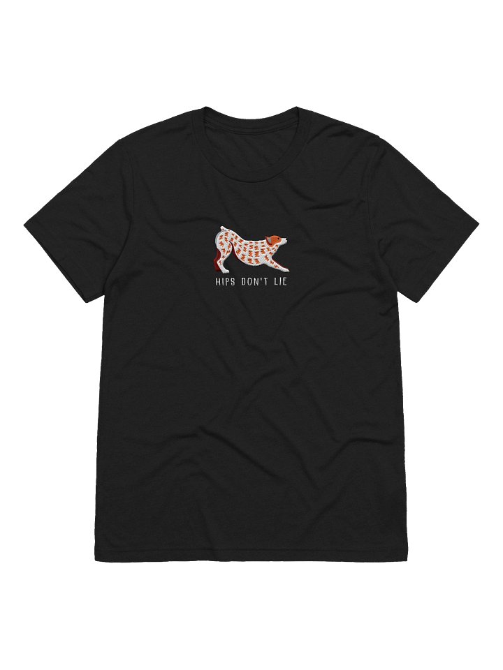 Hips Don't Lie T-Shirt(Embroidered) of an Australian Cattle Dog(Red Heeler) product image (1)
