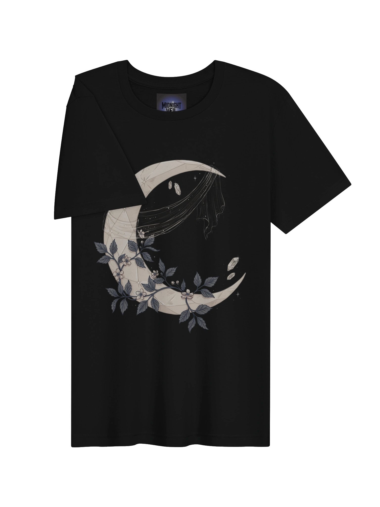 Celestial Crescent Moon Graphic Tee product image (28)