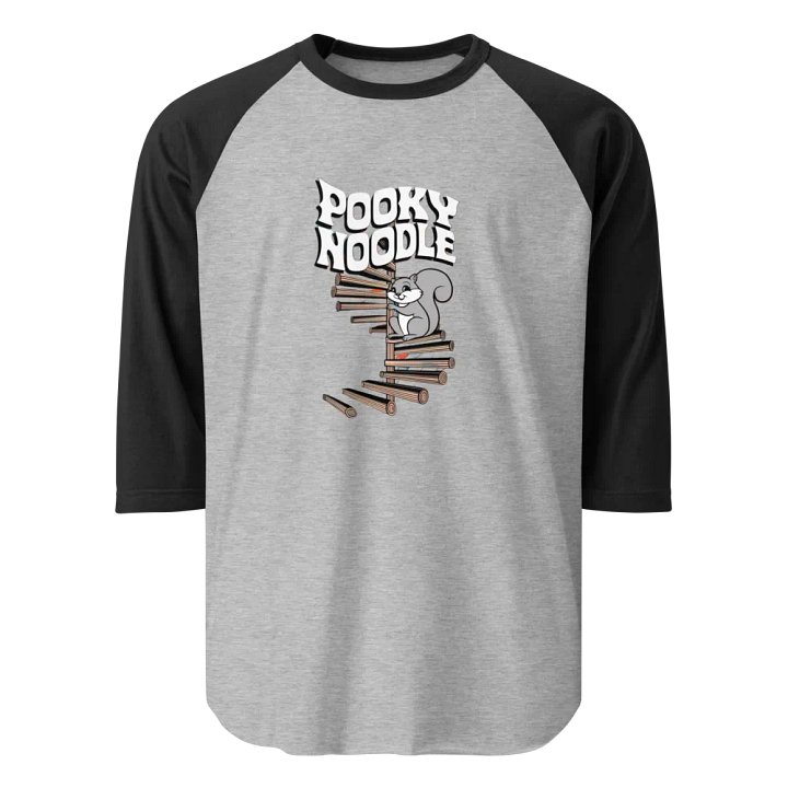 POOKY NOODLE ¾ Sleeve Raglan Tee product image (1)