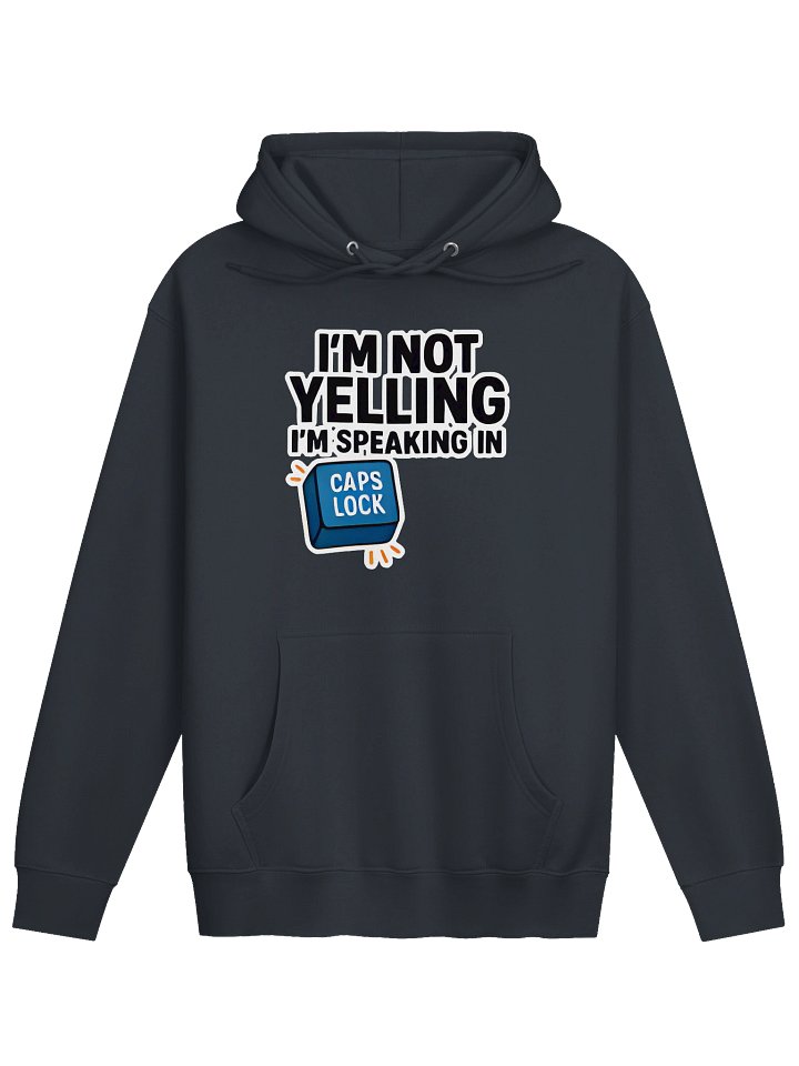 Just CAPS LOCK hoodie product image (2)