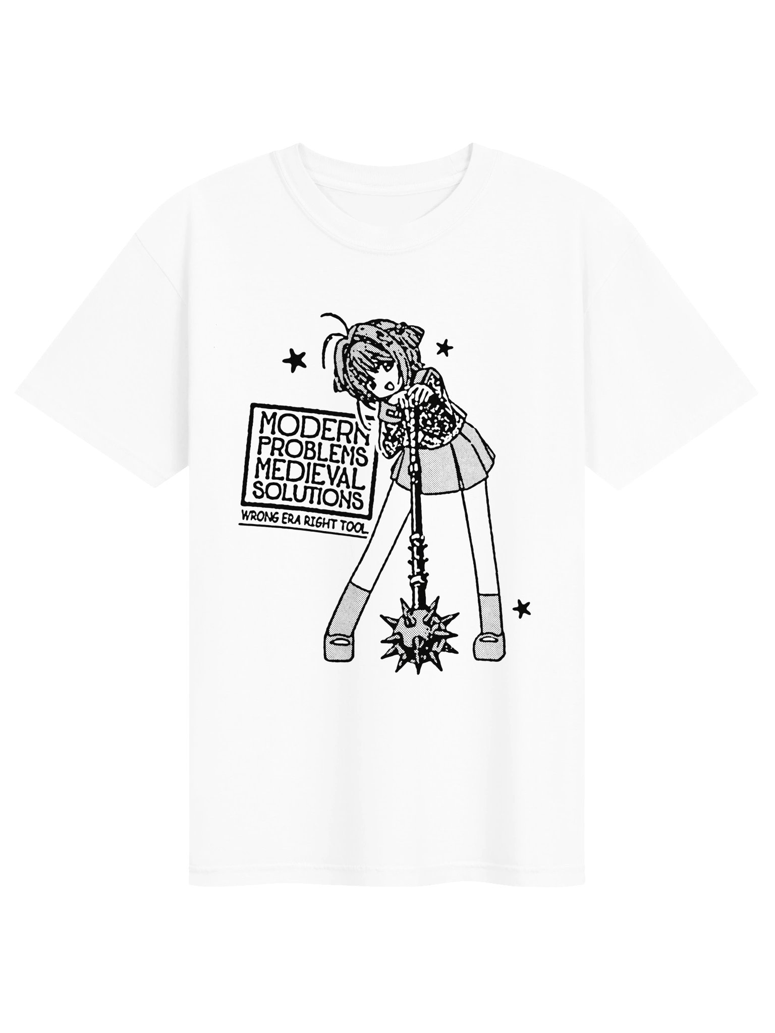 MODERN PROBLEMS !!!! - T-shirt. white vers. product image (1)