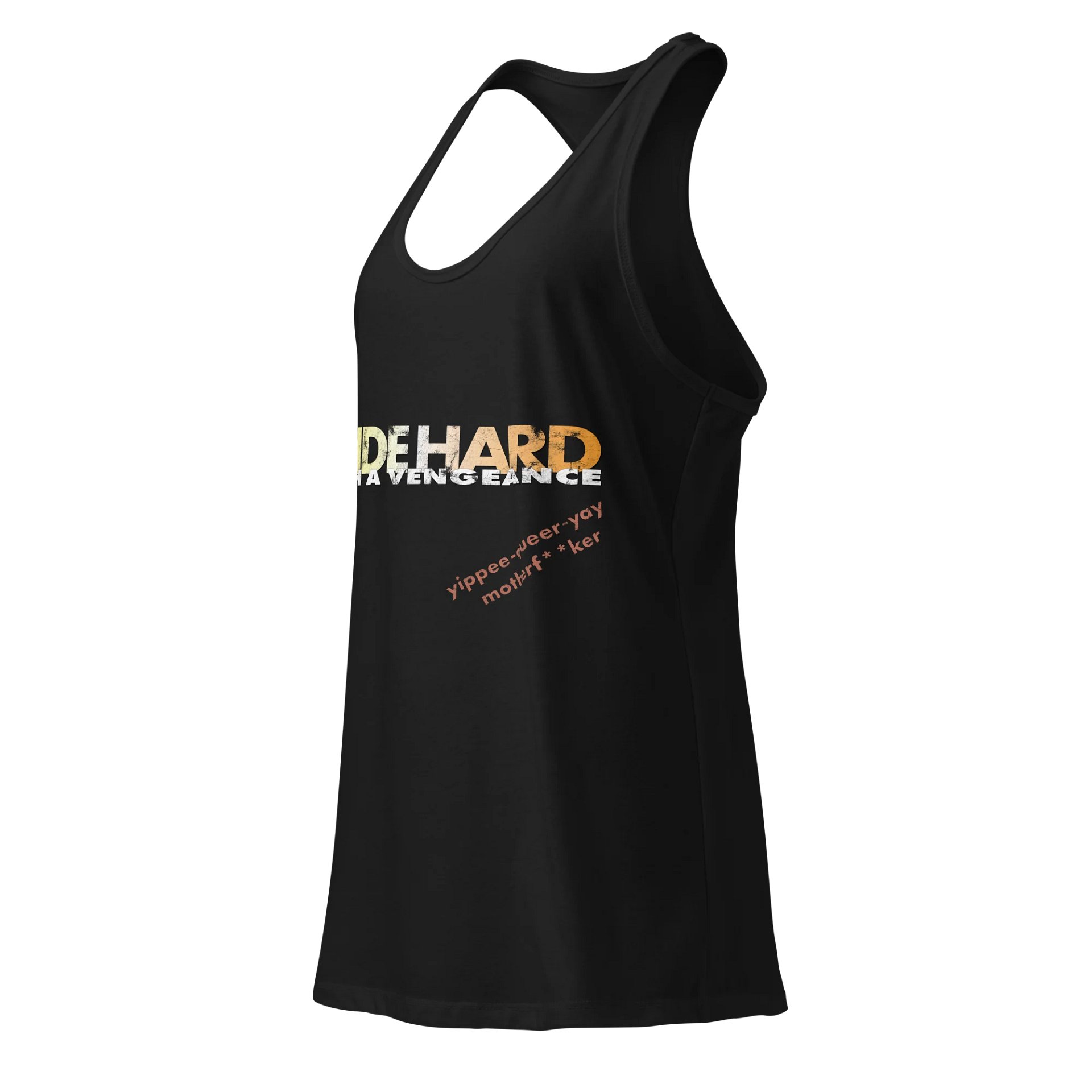Maverique "Pride Hard" Racerback Tank product image (3)