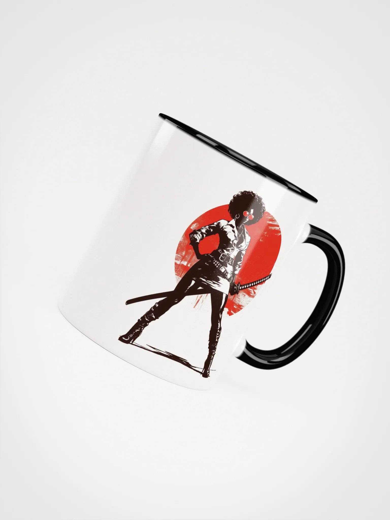 Black Sword Woman Ceramic Mug product image (4)