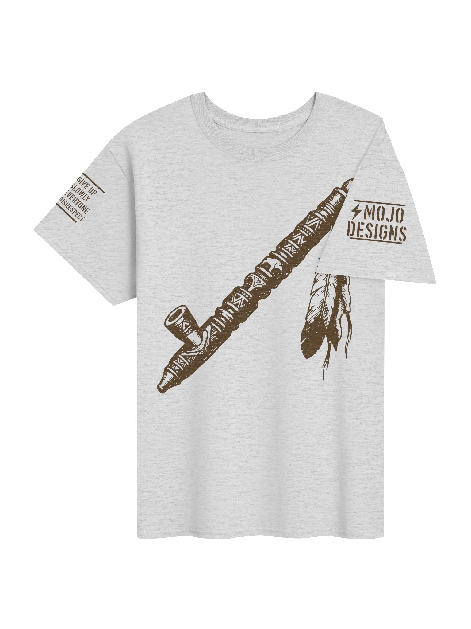 Spirit of the Plains Ceremonial Pipe Heavy Cotton Tee product image (4)