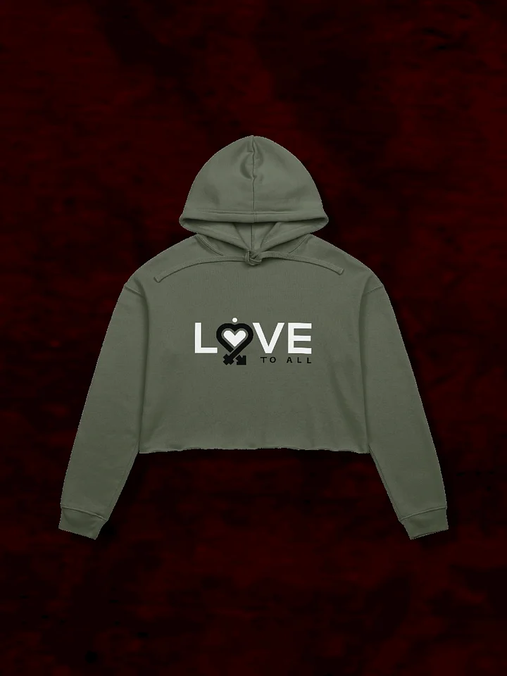L2A 2025 Women's Crop Top Drab Hoodie product image (1)