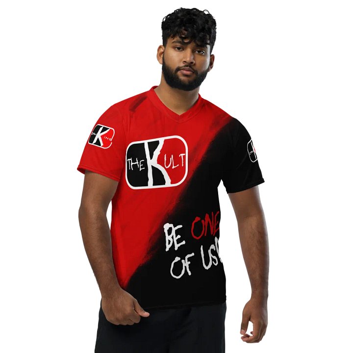 The KULT Red Brush Jersey Alt Sleeves product image (2)
