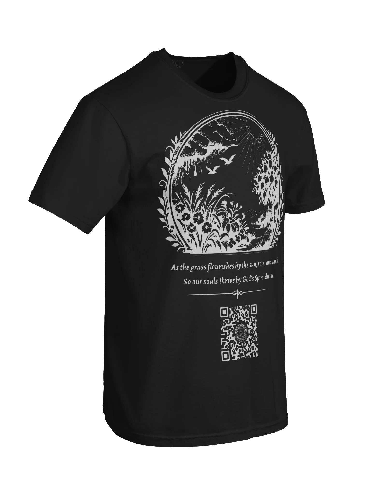 Growing and Flourishing (White on Black/Color) product image (8)