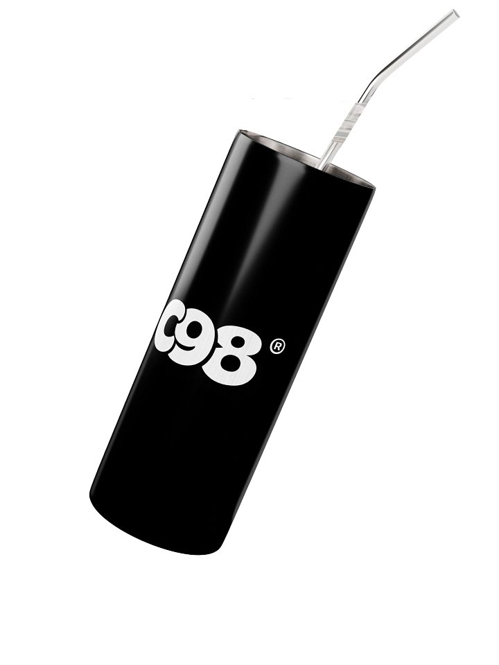 Bold White 'C98' Stainless Steel Tumbler product image (2)