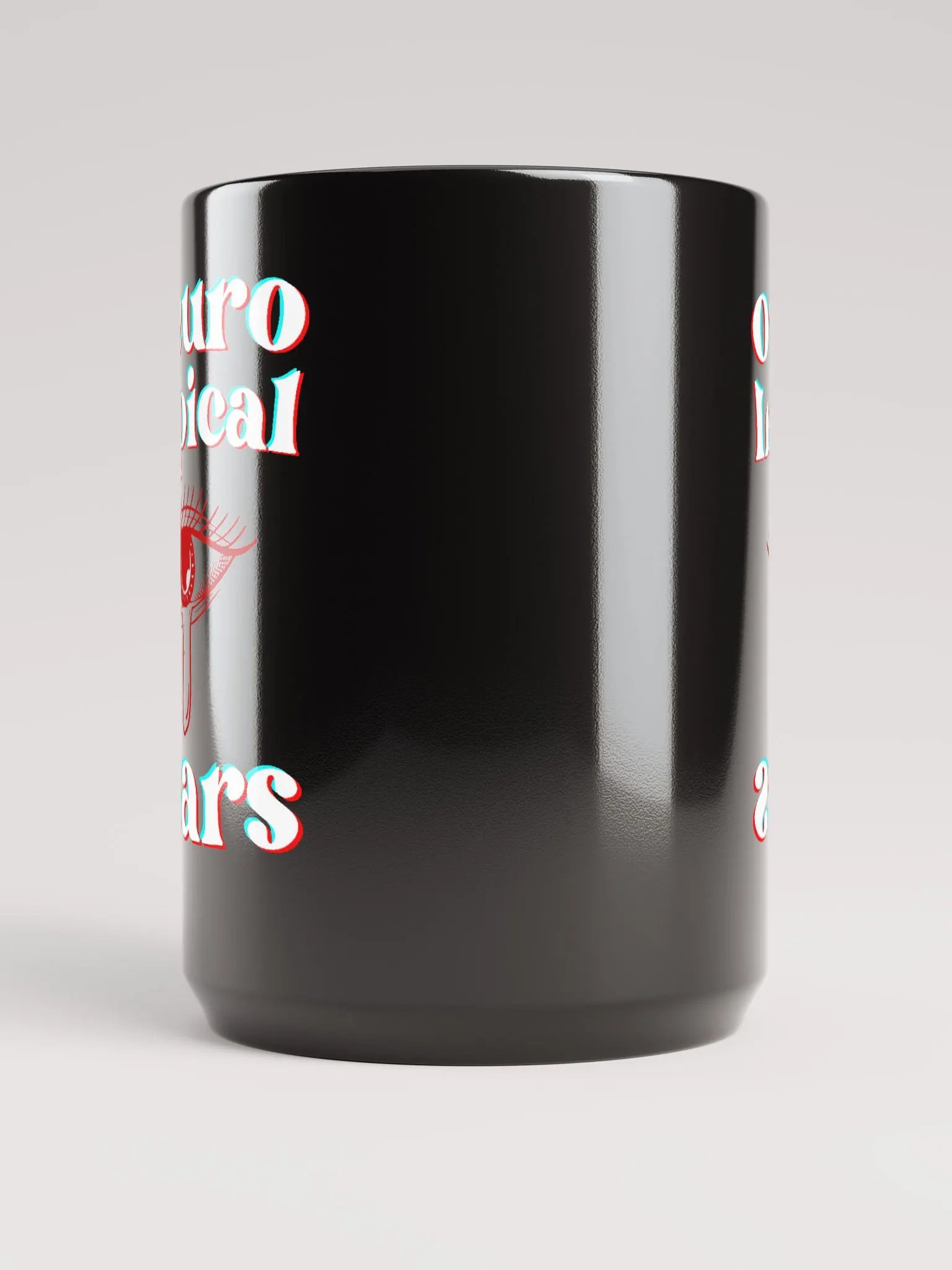 NEUROTYPICAL TEARS black glossy mug product image (2)