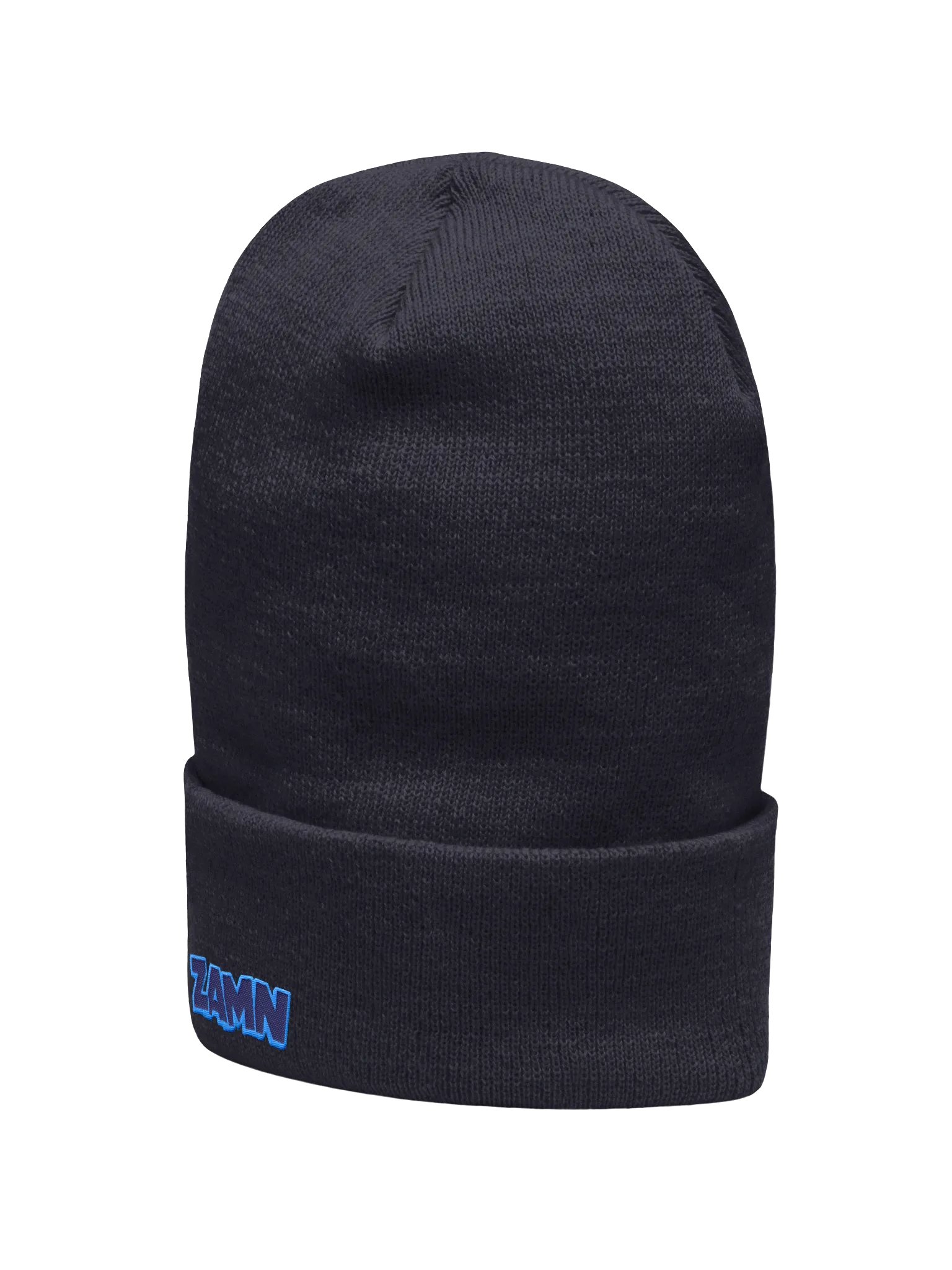 ZAMN Logo Beanie: Blue product image (5)