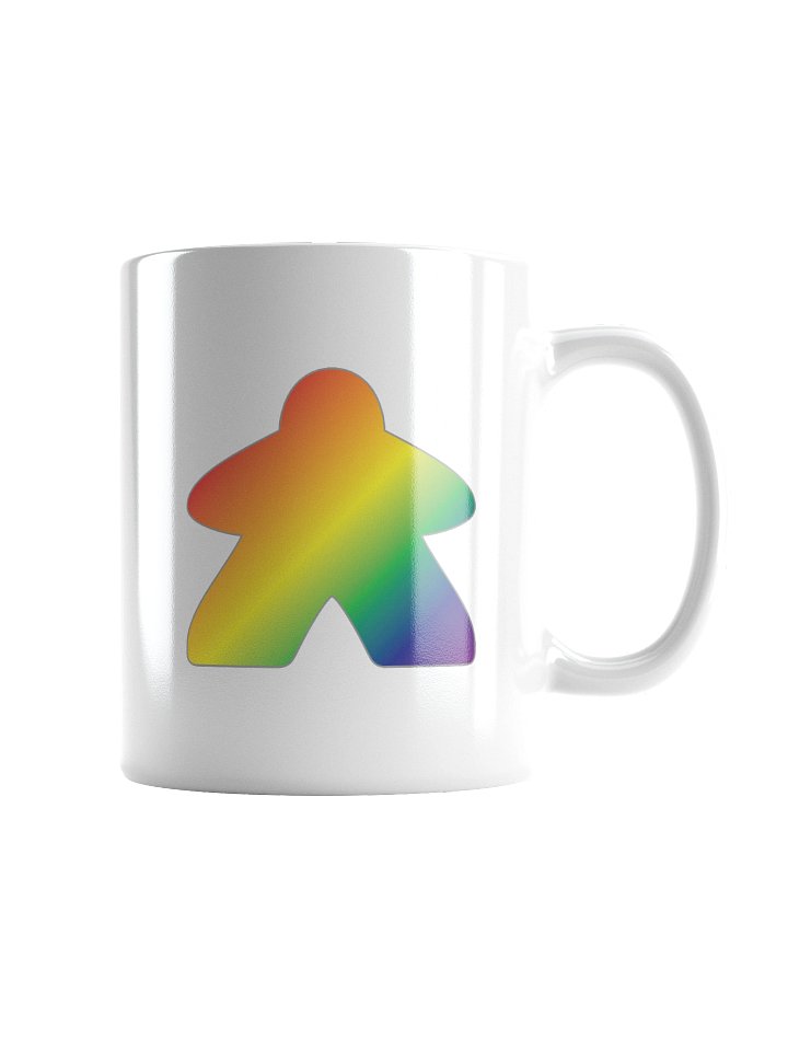 Rainbow Pride Gradient Meeple Mug product image (1)
