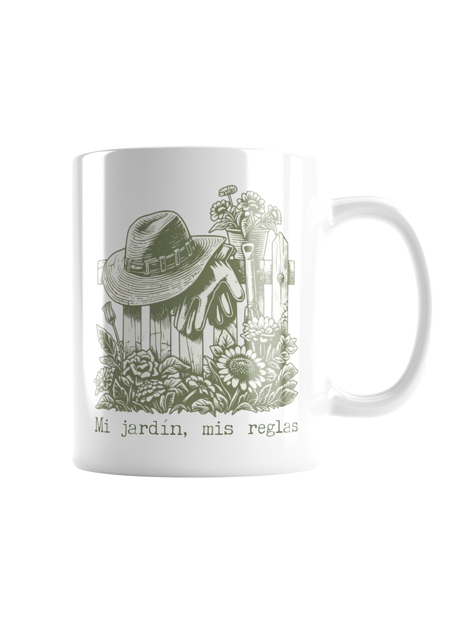 Taza Mi Jardín Mis Reglas | Taza Original para Jardinera | Regalo Divertido para Amantes del Jardín product image (3)