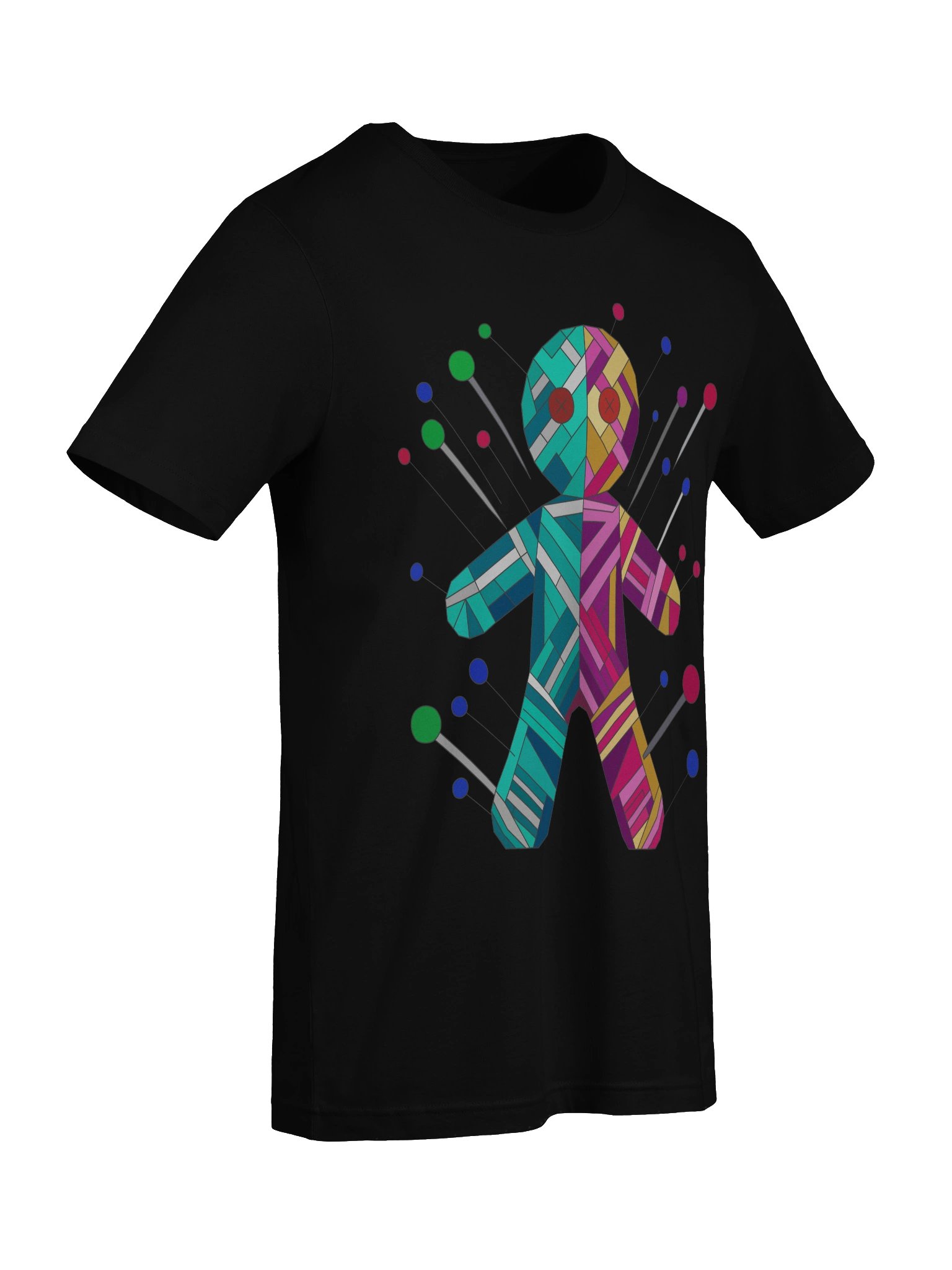 Geometric Voodoo Doll T-Shirt | Creepy Cute Graphic Tee product image (9)