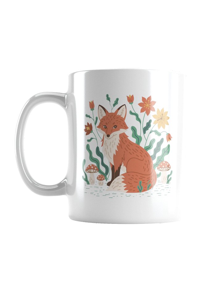 Woodland Fox Floral Coffee Mug product image (2)