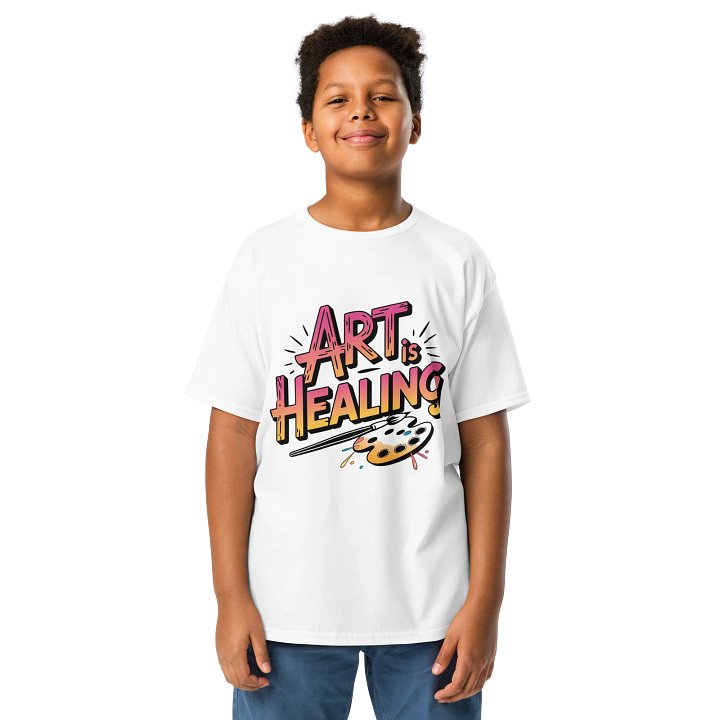 Art is Healing Palette Youth Tee 100% Cotton product image (1)