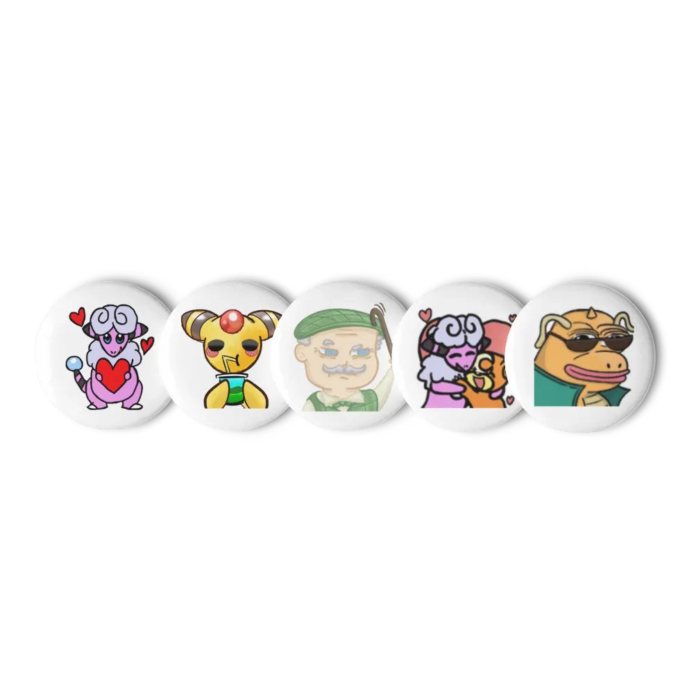 Dap Emote Pin Button Pack product image (1)