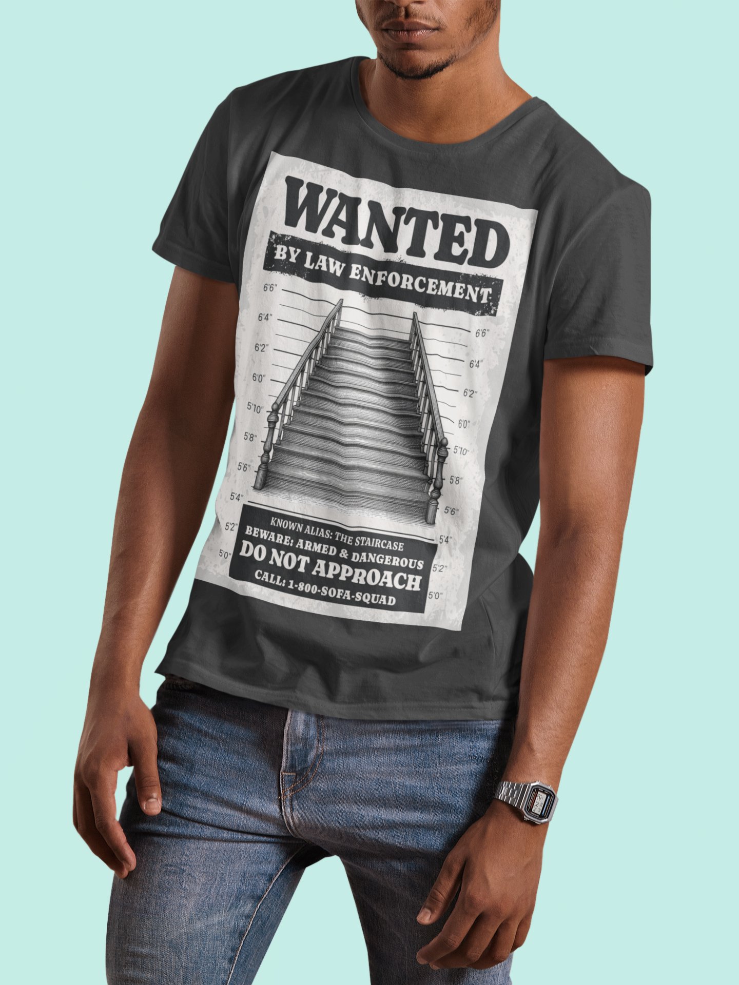 Wanted Staircase Suspect Tee product image (12)