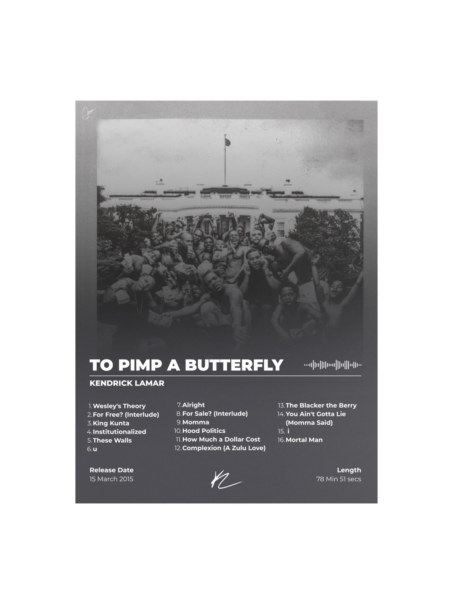 Kendrick Lamar To Pimp a Butterfly Poster product image (2)