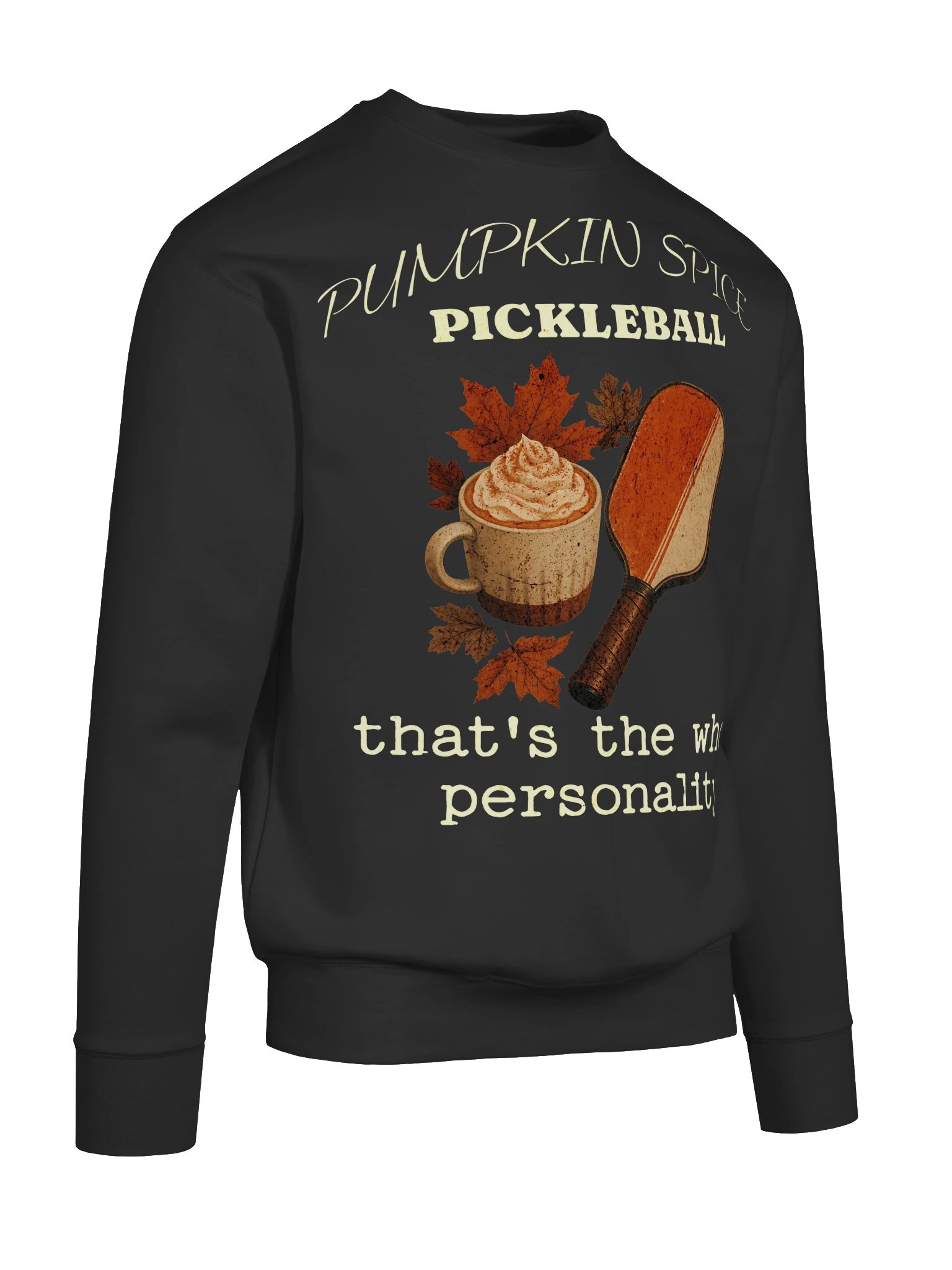 Pumpkin Spice Pickleball Sweatshirt | Funny Fall Halloween Crewneck product image (28)
