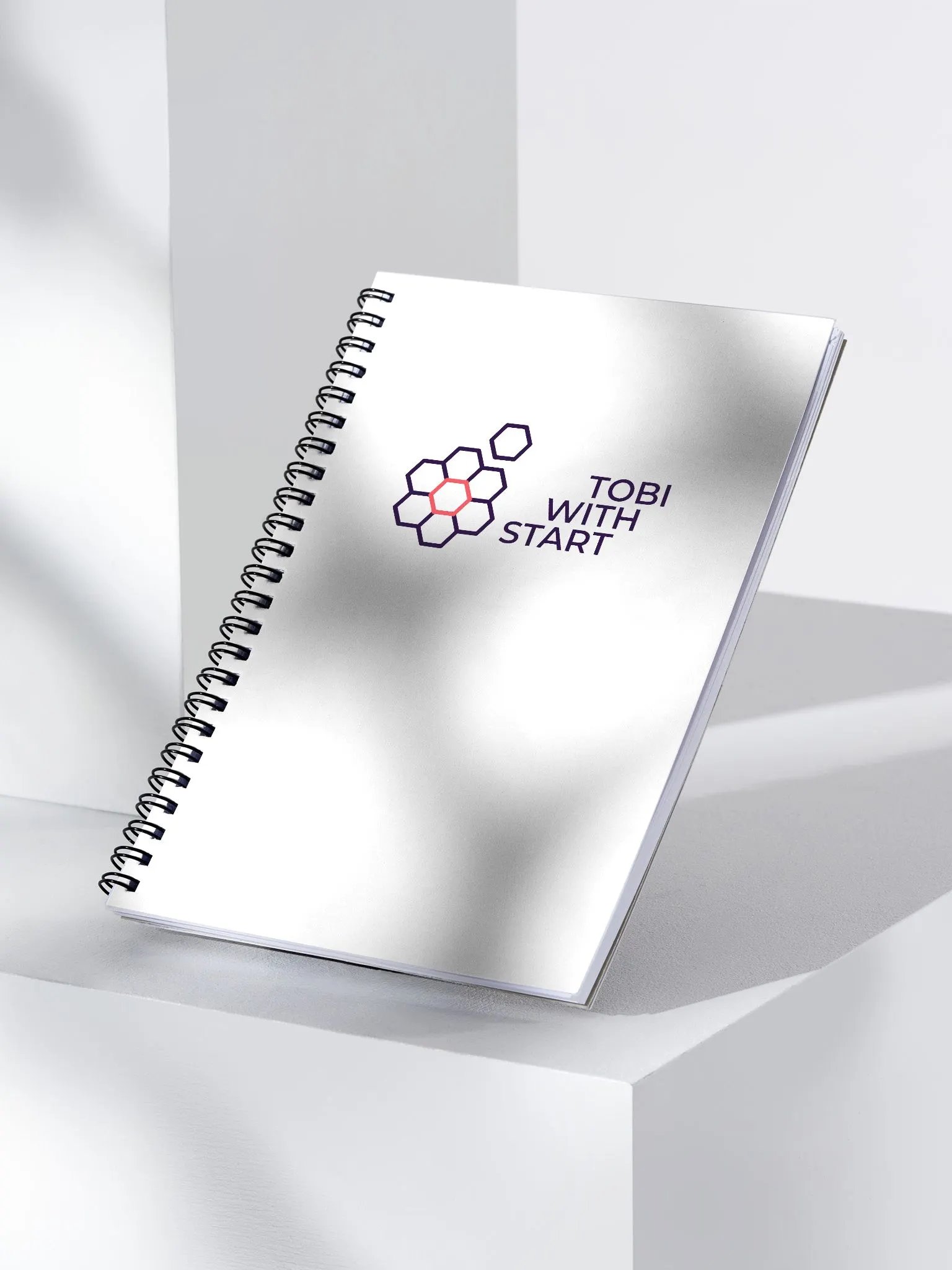 Spiral Notebook White product image (4)