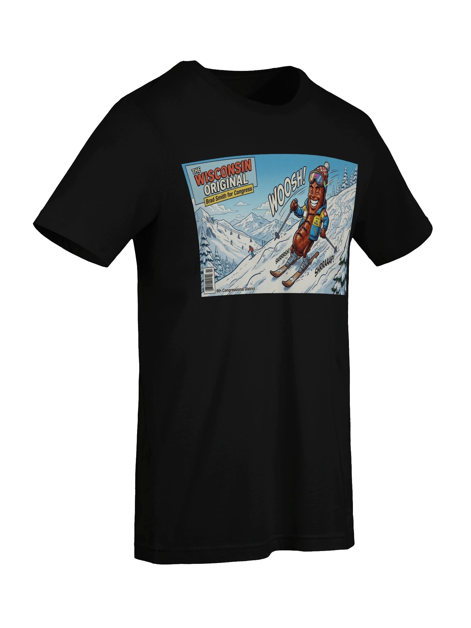 The Wisconsin Original Brat Ski Tee product image (9)