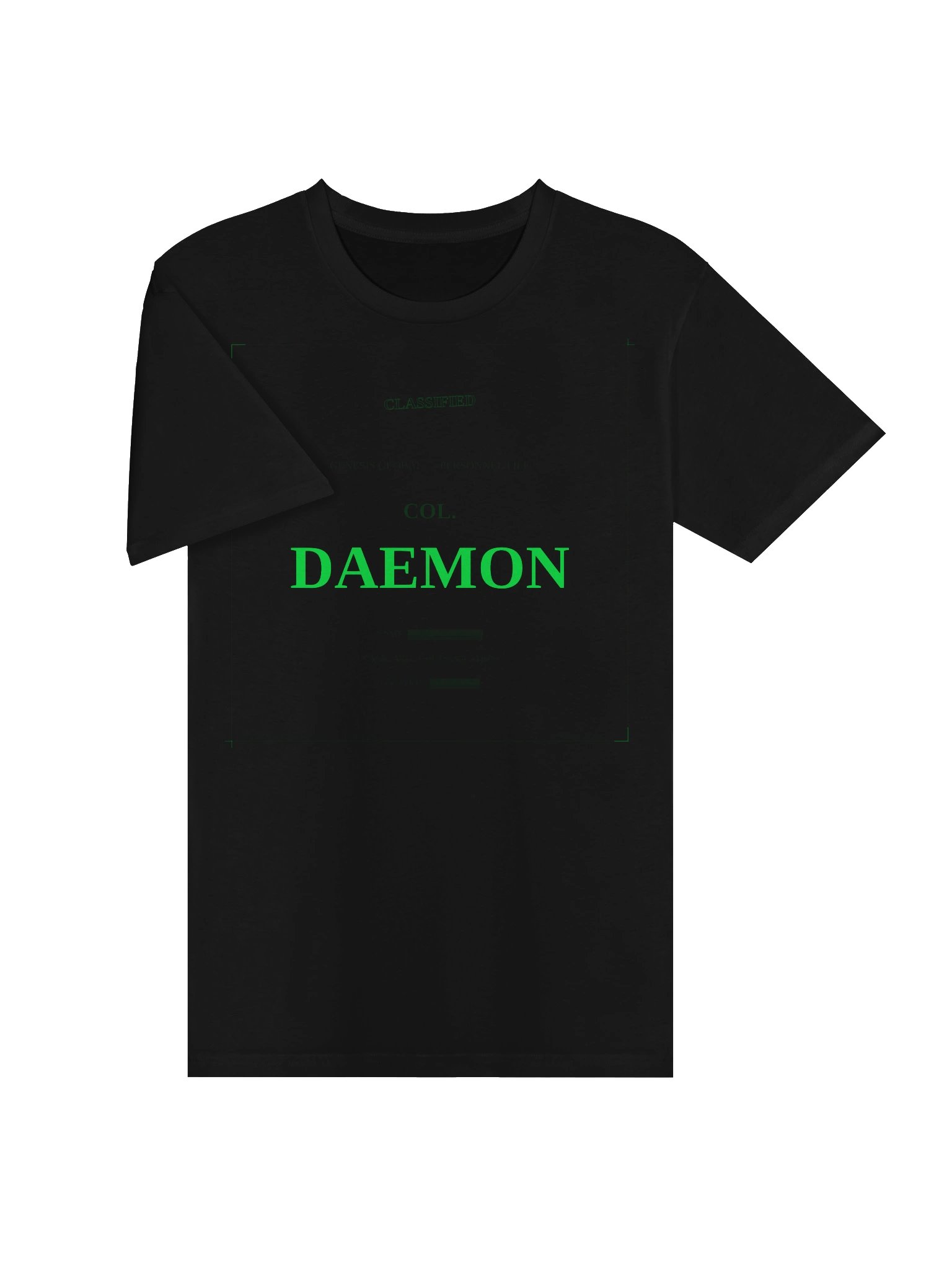 COL. DAEMON Founder Tee (Black) product image (3)