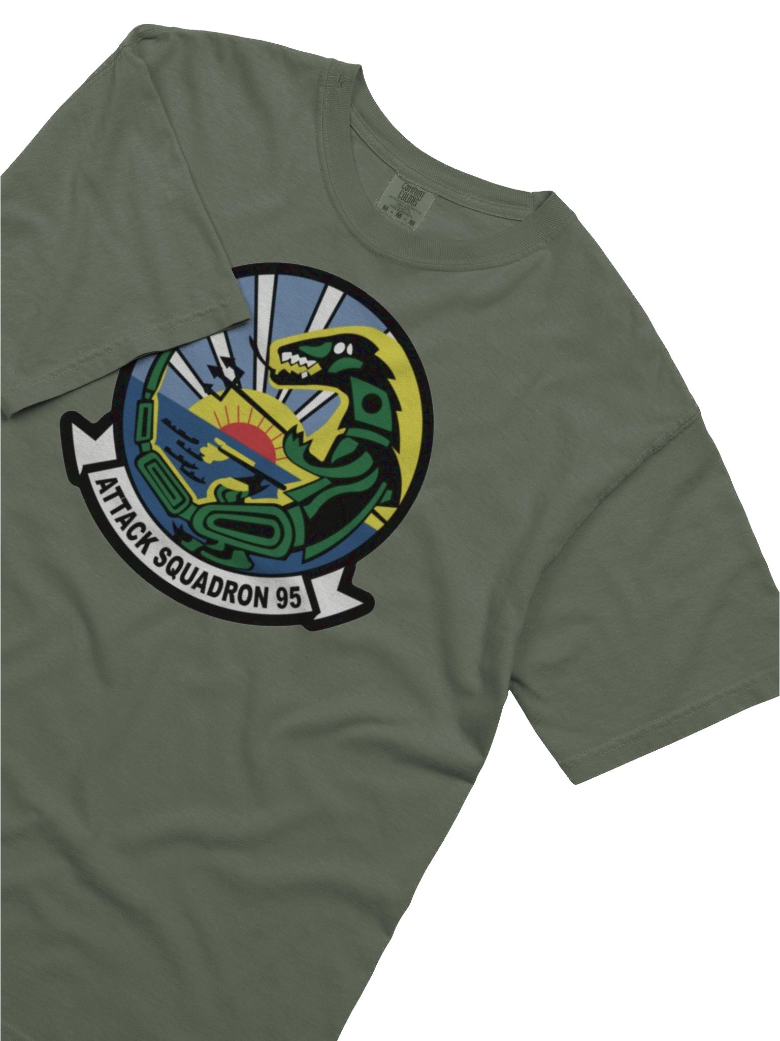 "Green Lizard" Heavyweight T-Shirt product image (5)