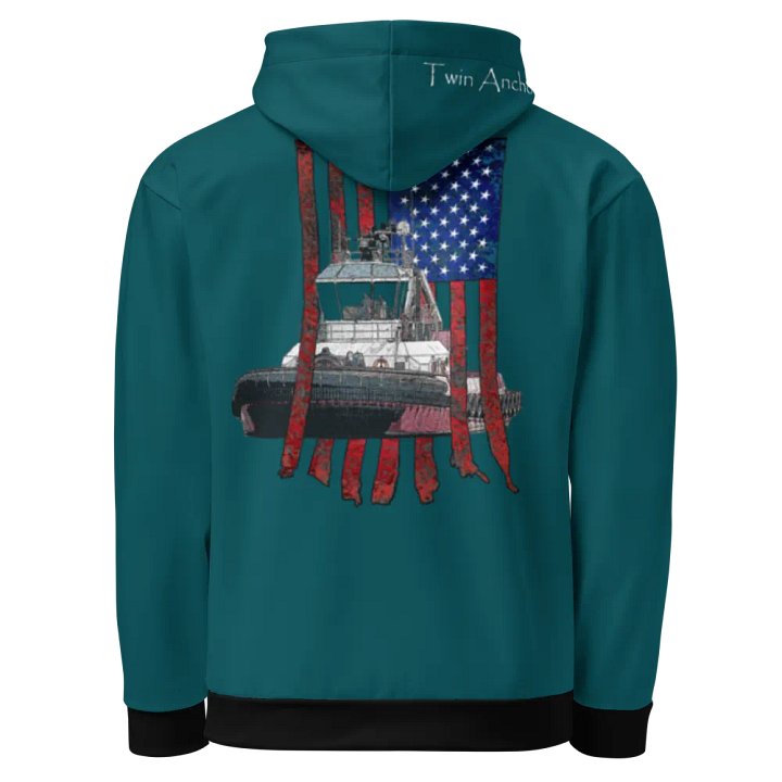AF & Tug Athena (Teal) – Performance Marine Wear | Twin Anchor Apparel North Current Line product image (1)