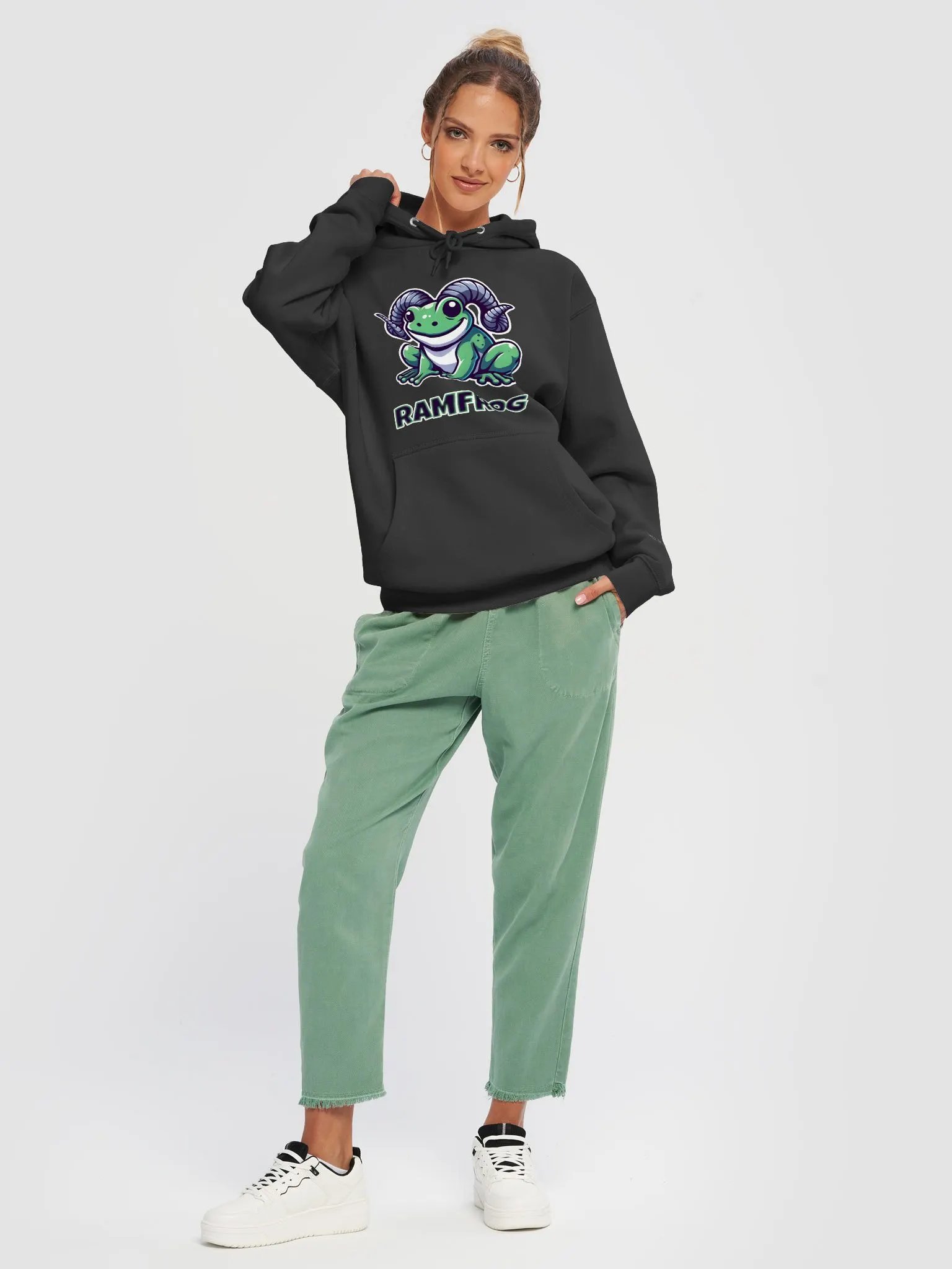 Ramfrog Hoodie Black product image (5)