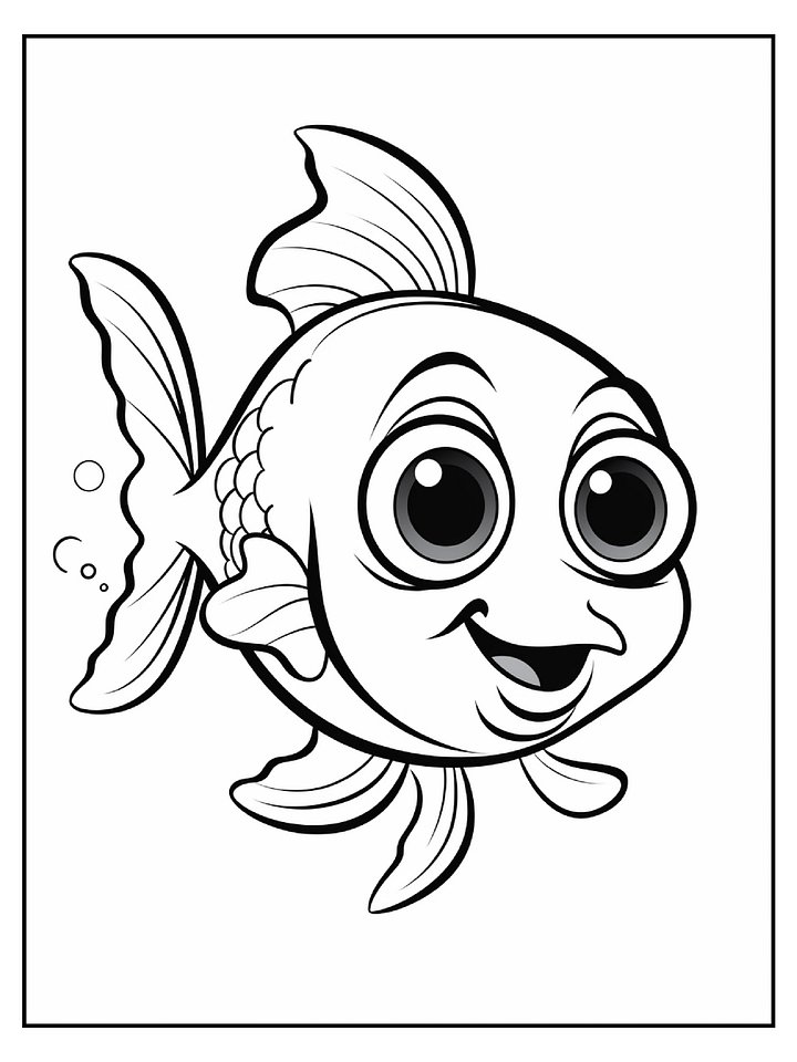 Cute Animals Coloring Pages for Kids, 100 Printable Pages (PDF) product image (2)