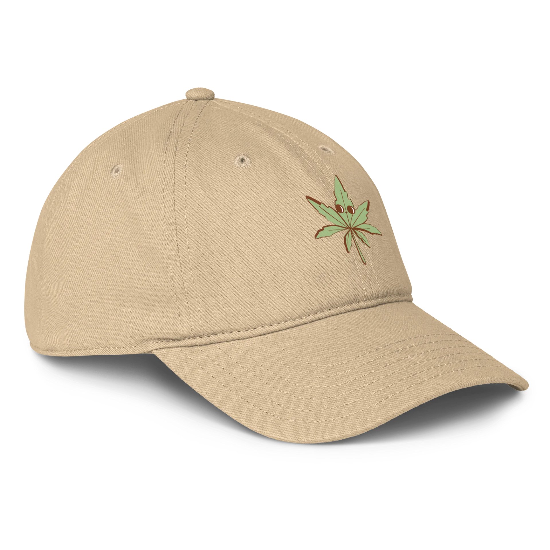 Leafy Green Baseball Cap | Retro Dad Hat product image (4)