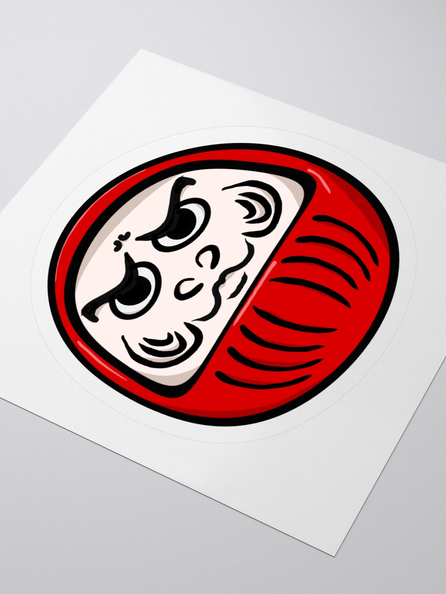 Daruma Doll Perseverance Stickers product image (8)