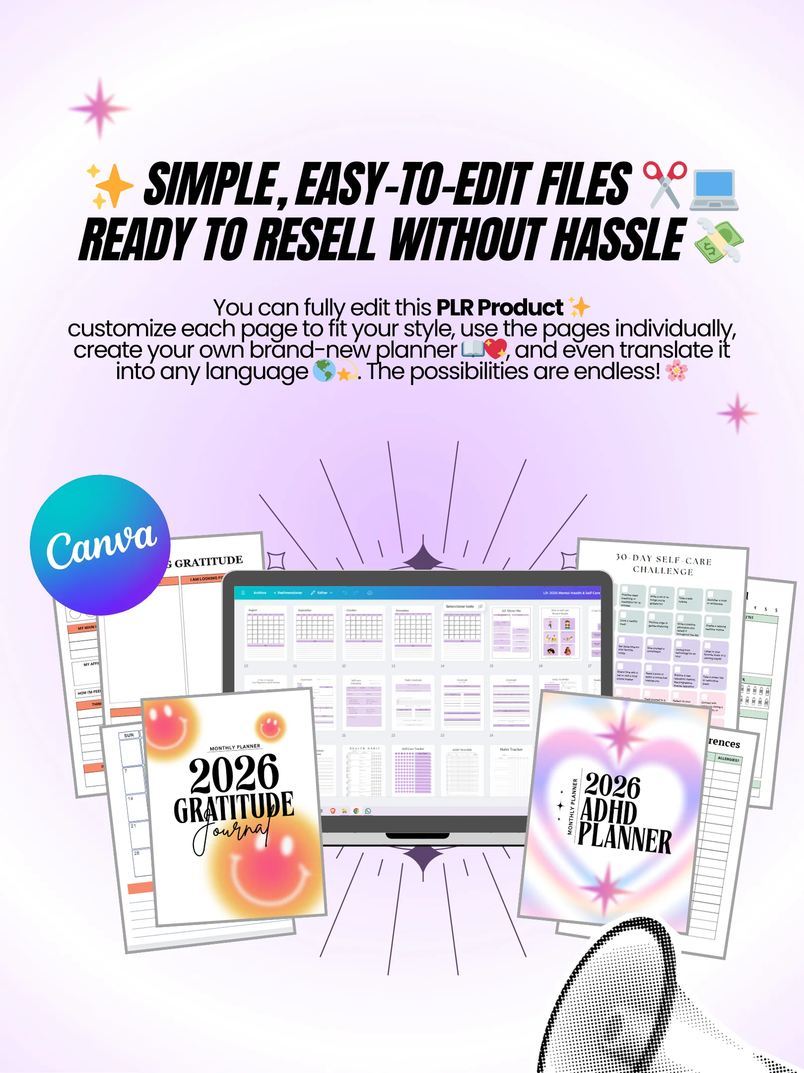 2026 Digital Planner Bundle | MRR PLR Bundle product image (7)
