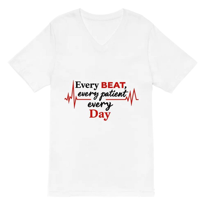 Every Beat, Every patient, Everyday V-Neck Tee product image (2)