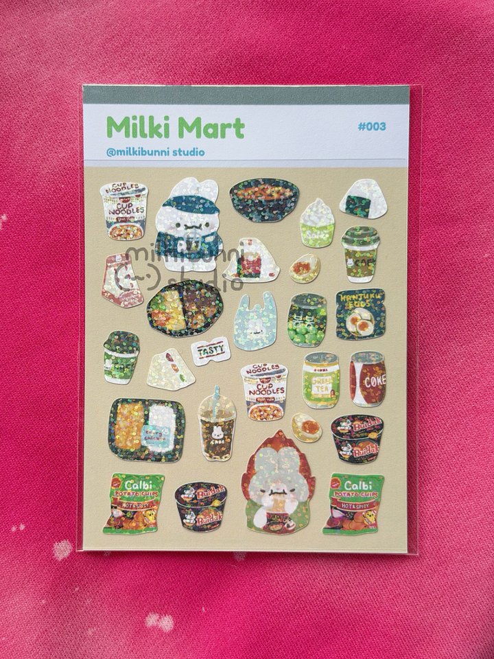 Milki Mart Sticker Sheet product image (1)