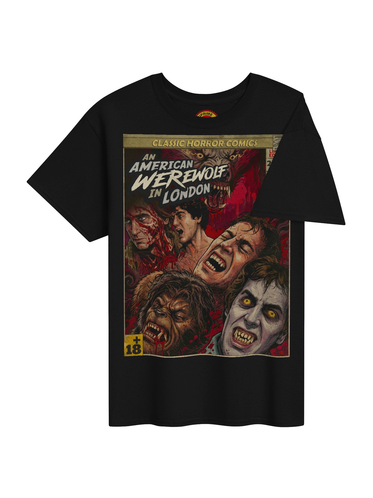 An American Werewolf in London Movie Comic Art T-Shirt product image (4)