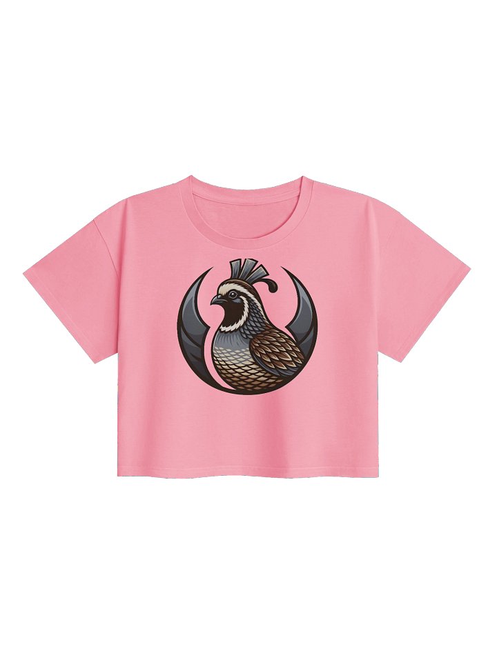 RebelQuail Feathered Circle Crop Top product image (2)