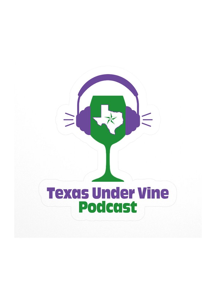 Texas Under Vine Podcast Logo Stickers product image (1)